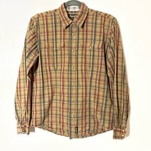 Wrangler Retro, Plaid Snap Shirt Long Sleeve. Size XL(14/16) Good used condition